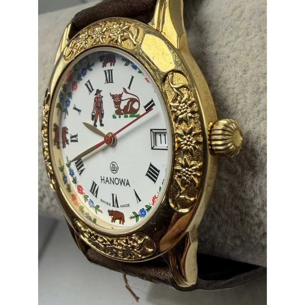 Hanowa Vintage 604 New Battery Ladies Watch 34MM 7.5